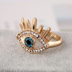 Blue Evil Eye Ring