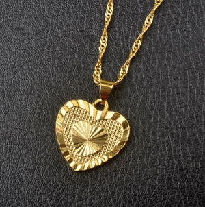 Gold Heart Pendant