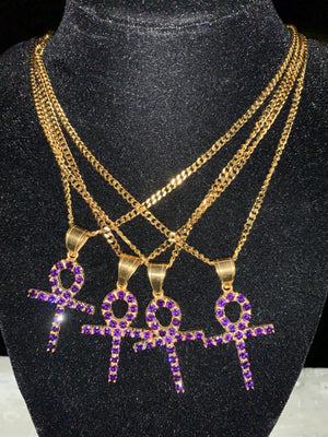 Purple Crystal ANKH