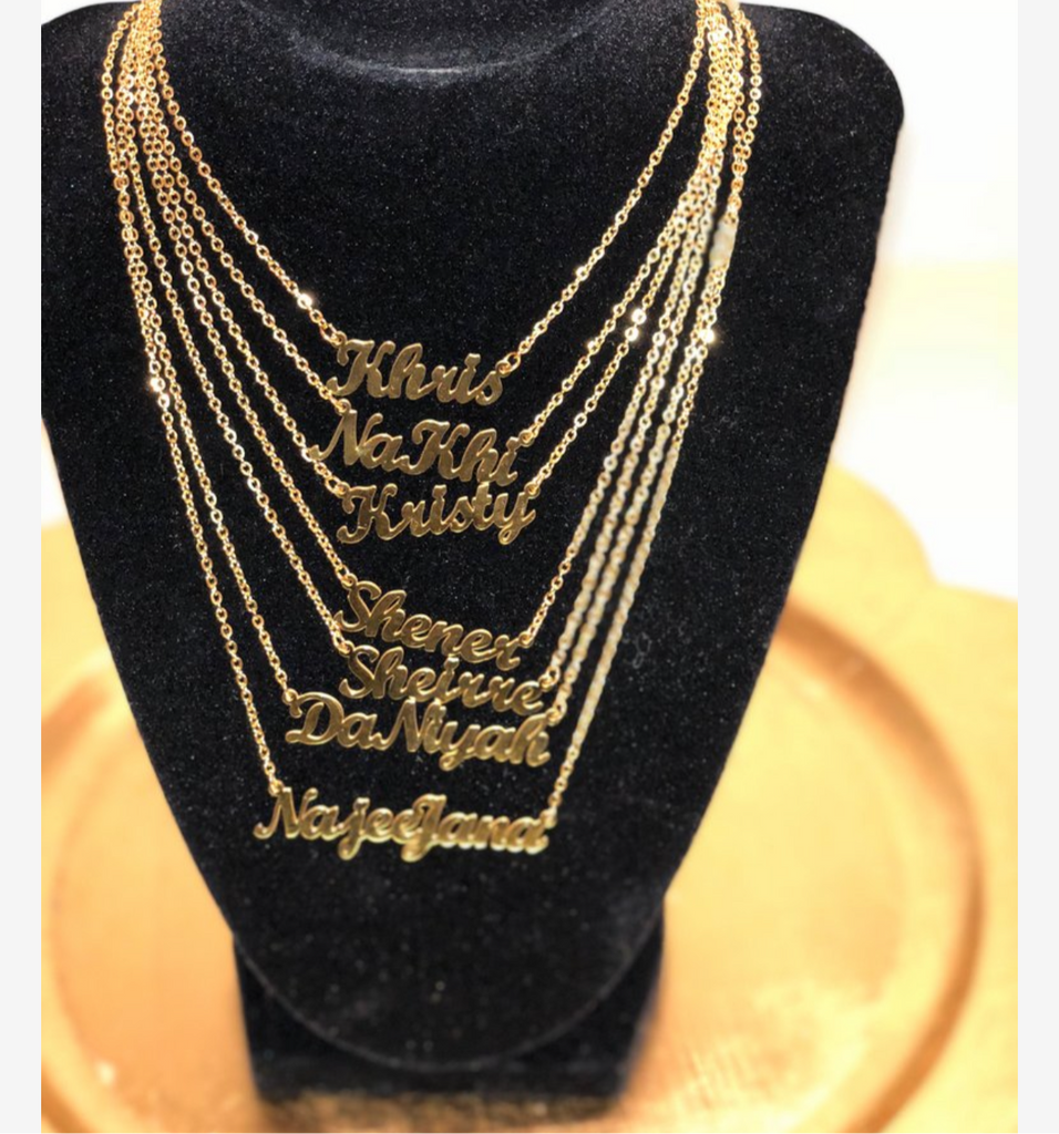 Custom Nameplate Necklace